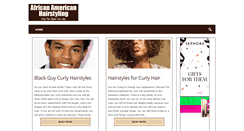 Desktop Screenshot of africanamericanhairstyling.com